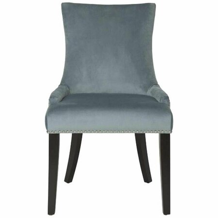 SAFAVIEH Lester Blue Dining Chair- 36.4 x 24.8 x 22 in., 2PK MCR4709H-SET2